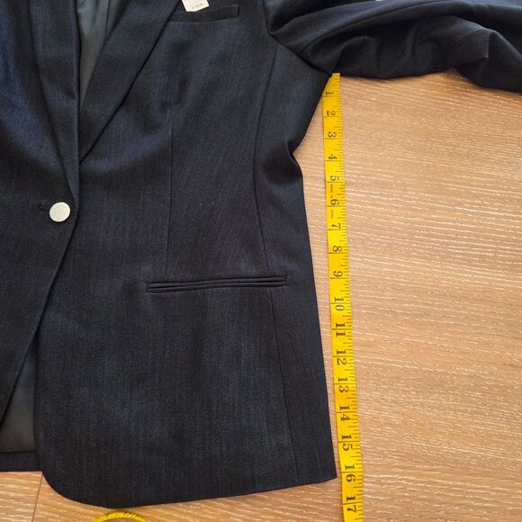 NWT Tahari Women's Blazer Indigo Tailored Size 10 - Picture 7 of 9